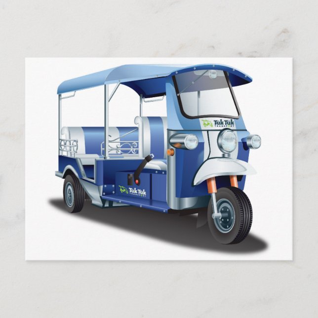CARTÃO POSTAL TUK AZUL (Frente)