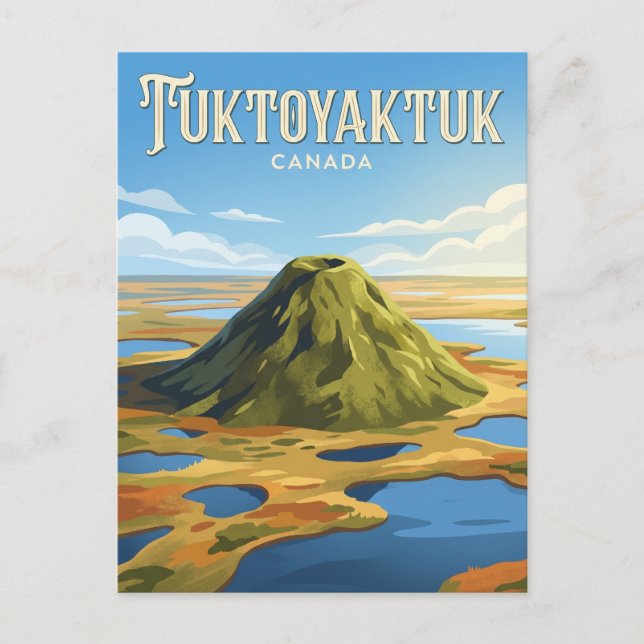 Cartão Postal Tuktoyaktuk Canadá (Frente)