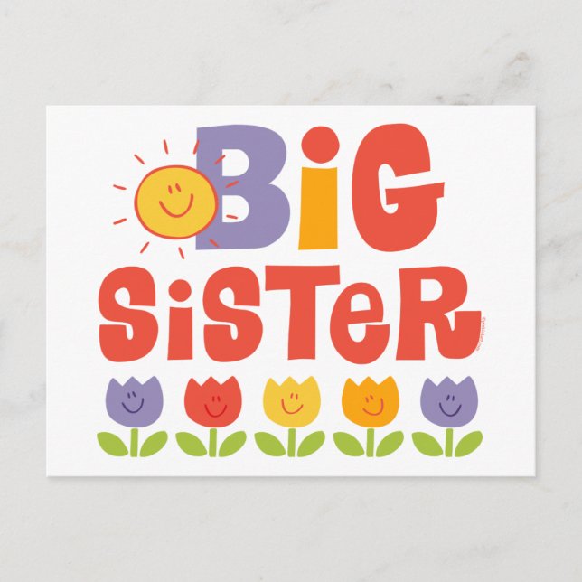Cartão Postal Tulip Big Sister (Frente)