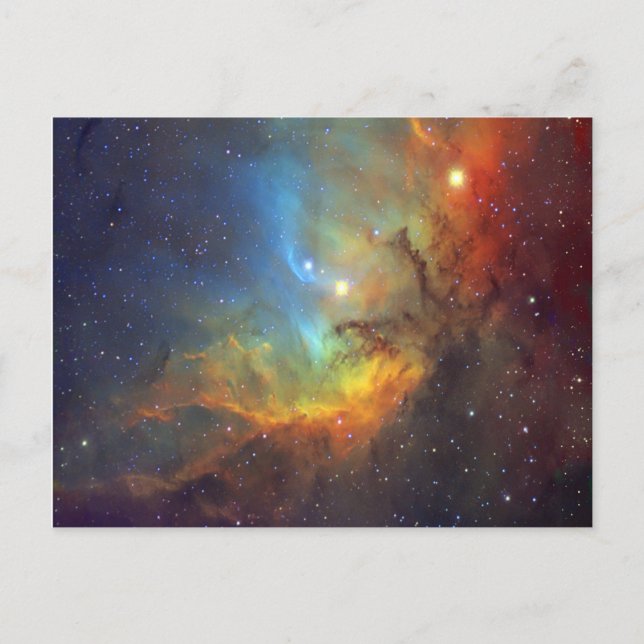 Cartão Postal Tulip Nebula SH2-101 NASA (Frente)