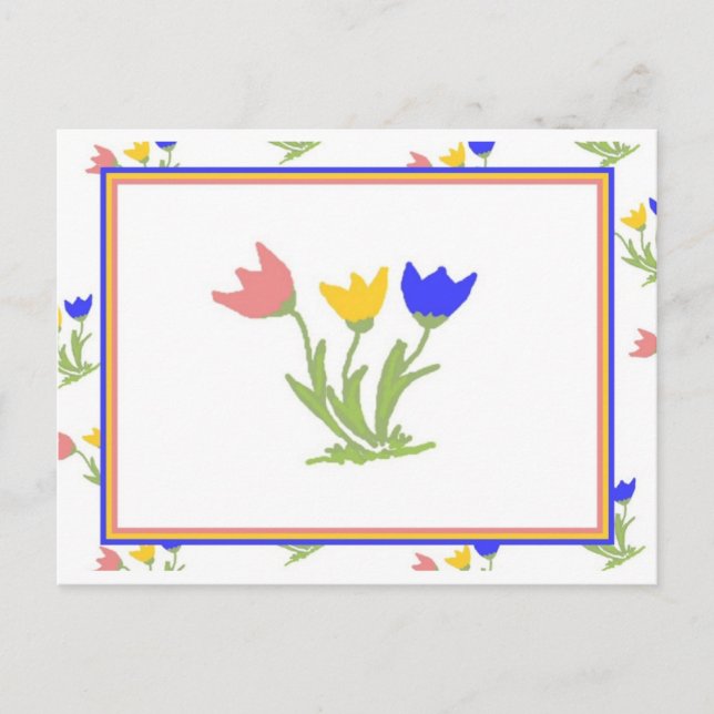 Cartão Postal Tulip-Trio (Frente)