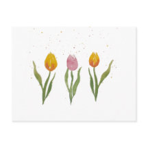 Tulipas Aquarell Tulpen
