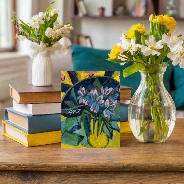 Cartão Postal Tulipas com fio | Ernst Ludwig Kirchner (Criador carregado)