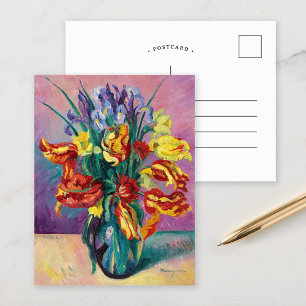 Cartão Postal Tulipas Papagaio   Henri Manguin