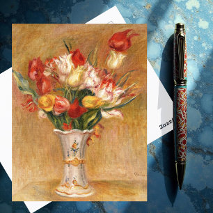 Cartão Postal Tulipas, Renoir