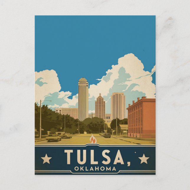 Cartão Postal Tulsa, Oklahoma (Frente)