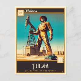 Cartão Postal Tulsa, Oklahoma | Vintage