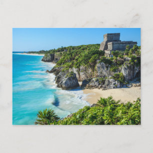 Cartão Postal Tulum Mayan Ruins