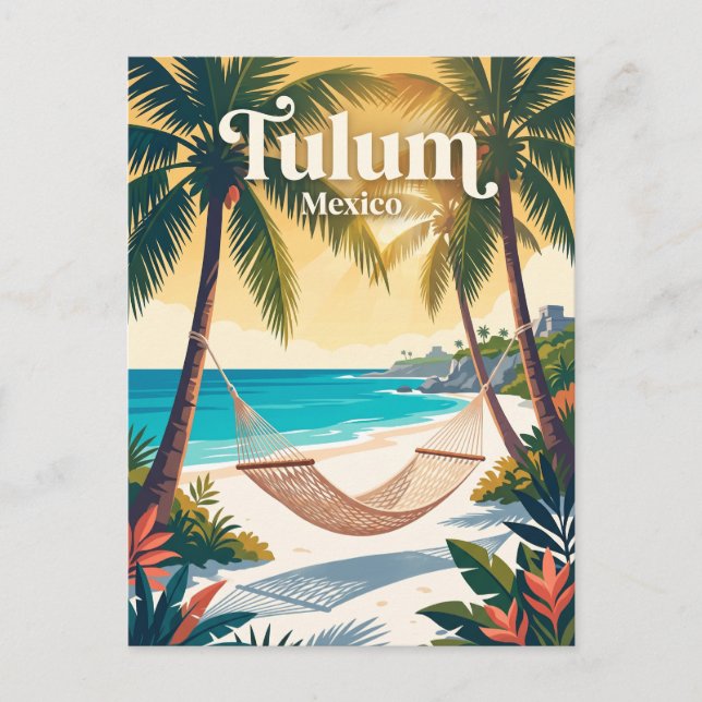 Cartão Postal Tulum, México (Frente)