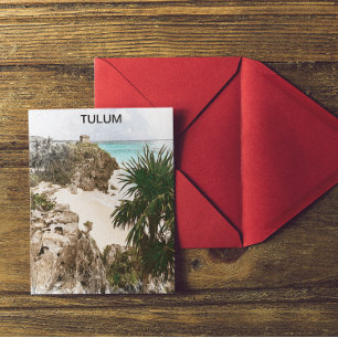 Cartão Postal Tulum Mexico Tropical Scenerir Souvenir