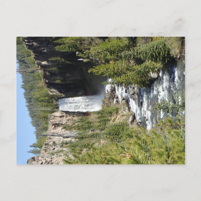 Cartão Postal Tumalo Falls, Bend, Oregon (Frente)