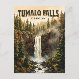 Cartão Postal Tumalo Falls Oregon