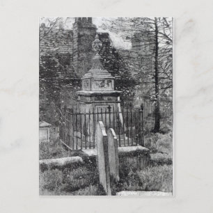 Cartão Postal Tumba de Hogarth no Chiswick Churchyard
