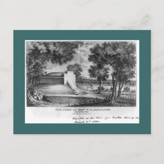Cartão Postal Tumba de William Henry Harrison, North Bend, Ohio
