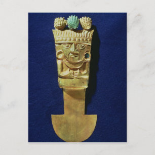 Cartão Postal Tumi ou faca cerimonial sob a forma de