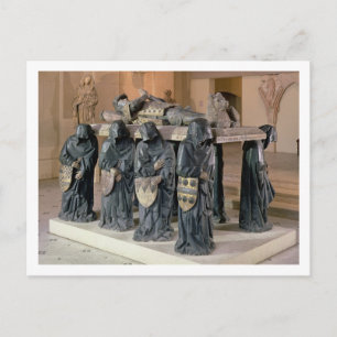 Cartão Postal Túmulo de Philippe Pote (1428-94) de Citeaux Abbe