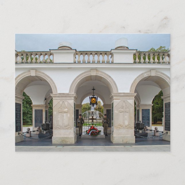 Cartão Postal Túmulo Do Soldado Desconhecido Varsóvia (Frente)