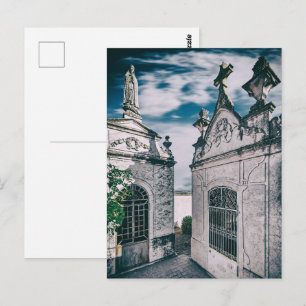 Cartão Postal Túmulos num cemitério católico do Crato, Portalegr