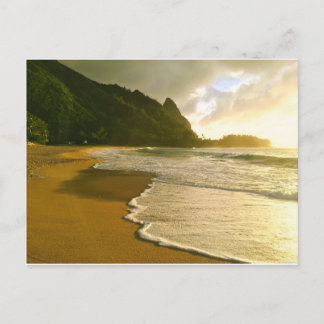 Cartão Postal Túneis Beach, Kauai Postcard