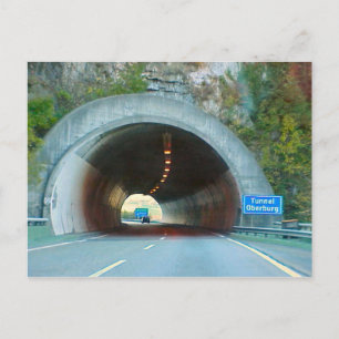 Cartão Postal Túnel através das montanhas