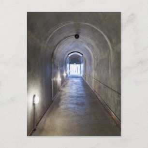 Cartão Postal Túnel de Concreto em um Bunker Nazi