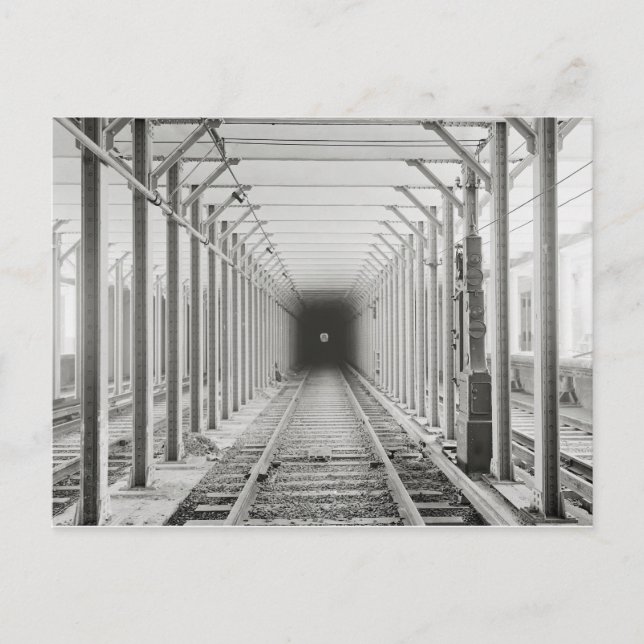 Cartão Postal Túnel do Metrô, 1904 (Frente)