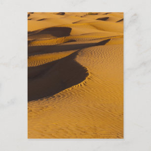 Cartão Postal Tunísia, Área de Ksour, Ksar Ghilane, Grand Erg