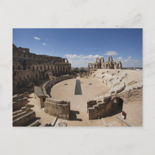Cartão Postal Tunísia, Costa Central Tunisiana, El Jem, Romano 6