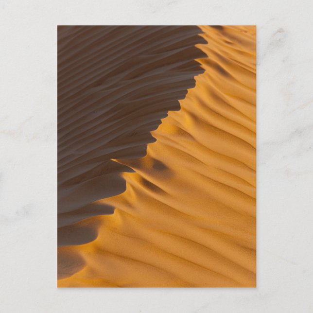 Cartão Postal Tunísia, Zona de Ksour, Ksar Ghilane, Grande Erg (Frente)