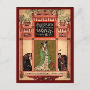 Cartão Postal Turandot, uma Ópera Puccini