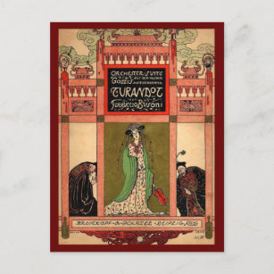 Cartão Postal Turandot, uma Ópera Puccini