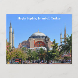 Cartão postal turco Istambul Hagia
