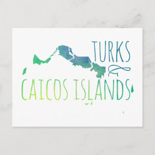 Cartão Postal Turcos e Caicos