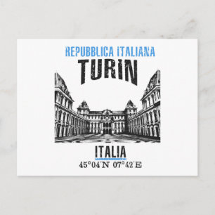 Cartão Postal Turim