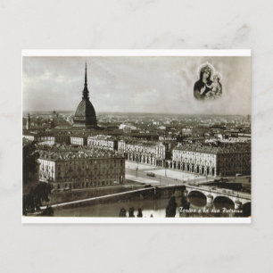 Cartão Postal Turim, Torino, vista da cidade