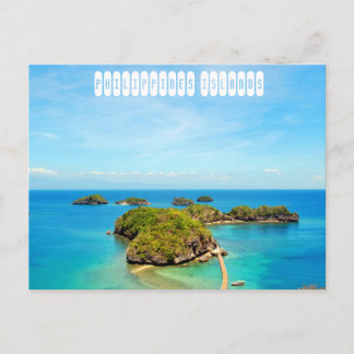 Cartão Postal Turismo das Ilhas Filipinas