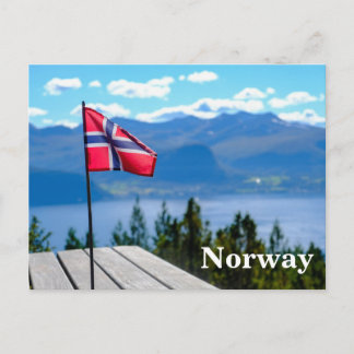 Cartão Postal Turismo de Viagens Noruega Vintage