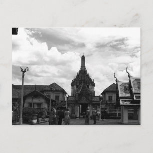 Cartão Postal Turistas do Wat Phra Kaew Banguecoque Tailândia Vi