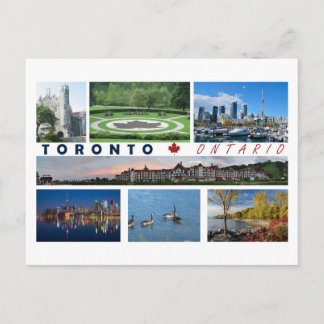 Cartão Postal Turístico de Toronto Ontário Canadá