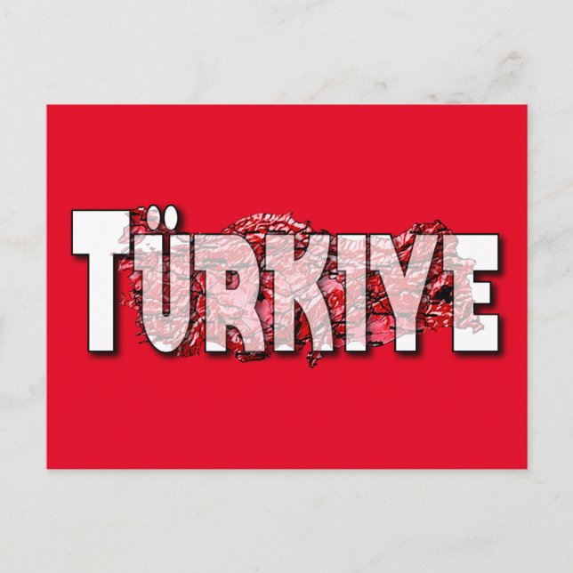 Cartão Postal Turkiye (Frente)