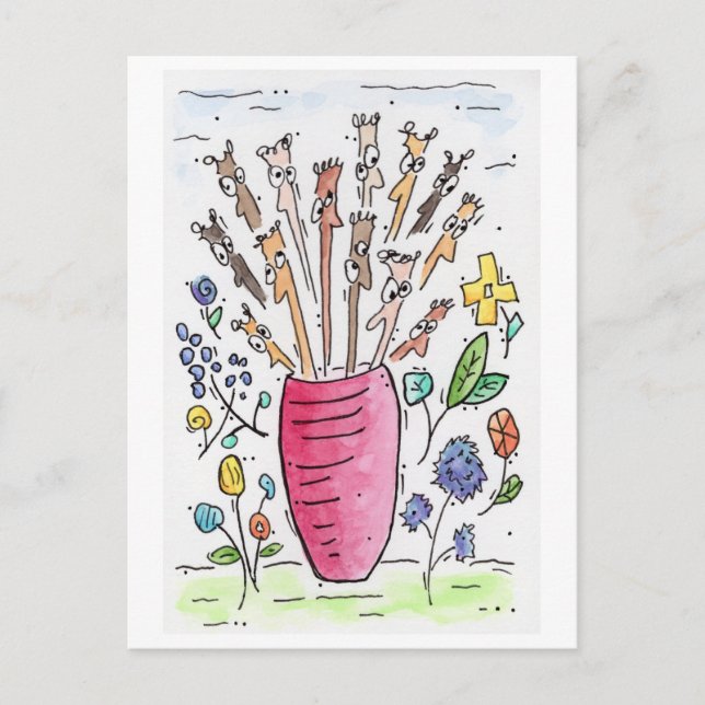 Cartão Postal "Turnabout Is Fair Play" (Frente)