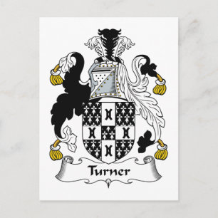 Cartão Postal Turner Family Crest