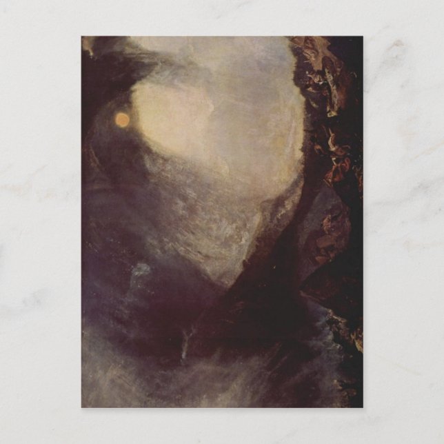 Cartão Postal Turner, Joseph Mallord William Schneesturm: Hannib (Frente)