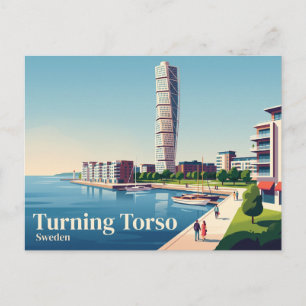 Cartão Postal Turning Torso Suécia