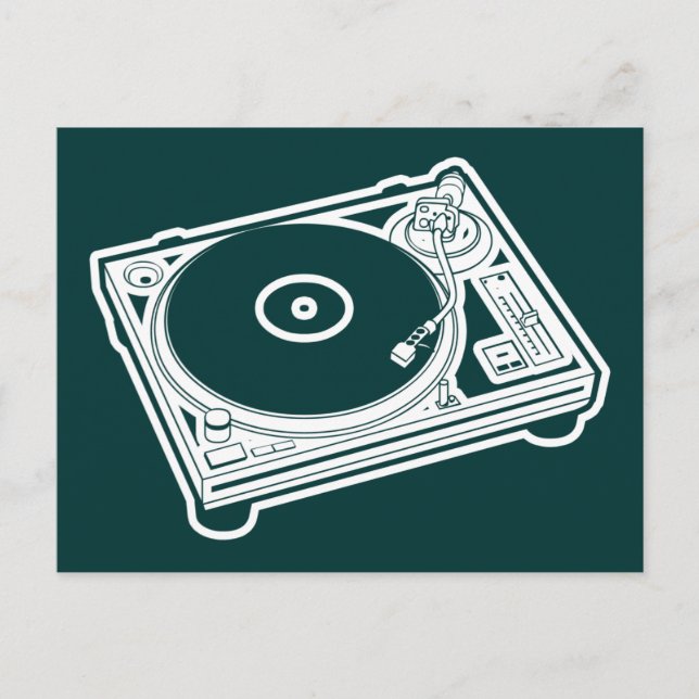 Cartão Postal Turntable para Escola Antiga (Frente)