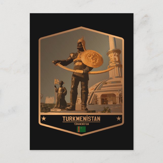 Cartão Postal Turquemenistão (Frente)
