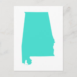 Cartão Postal Turquesa Alabama