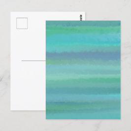 Cartão Postal Turquesa É O Meu Cartão-Postal A Cor Favorito