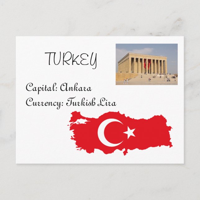 Cartão Postal Turquia (Frente)