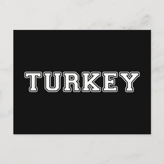 Cartão Postal Turquia (Frente)